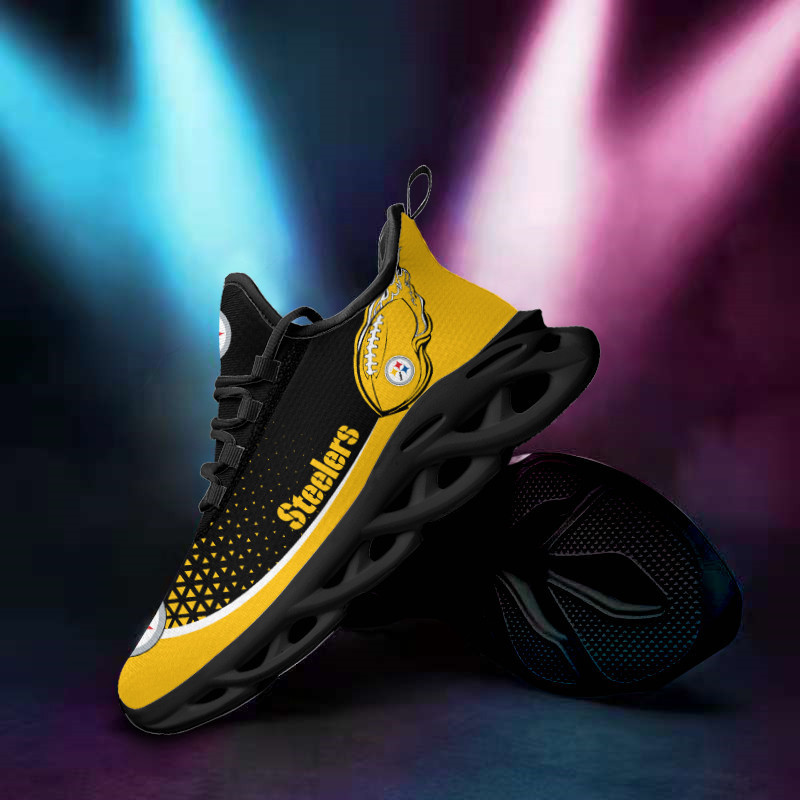 Pittsburgh Steelers NFL Max Soul Shoes Sneakers For Men And Women neasalamis.com