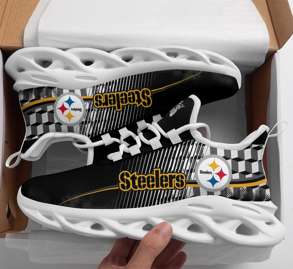 Pittsburgh Steelers NFL Max Soul Shoes Sneakers For Men And Women neasalamis.com