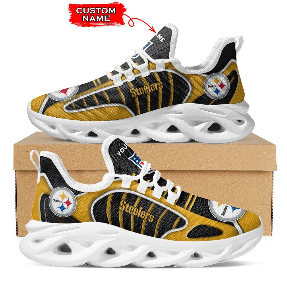 Pittsburgh Steelers NFL Max Soul Shoes Sneakers For Men And Women neasalamis.com