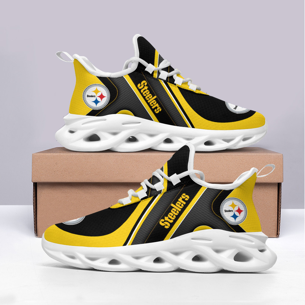 Pittsburgh Steelers NFL Max Soul Shoes Sneakers For Men And Women neasalamis.com