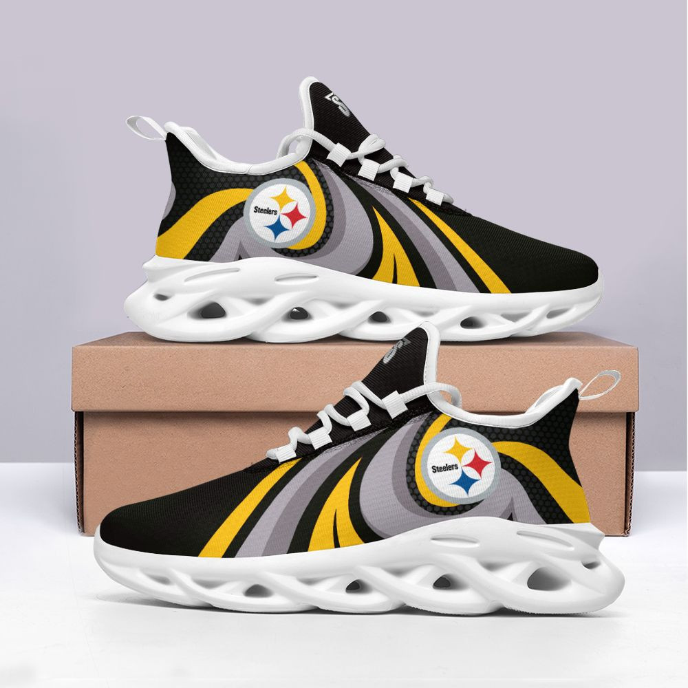 Pittsburgh Steelers NFL Max Soul Shoes Sneakers For Men And Women neasalamis.com