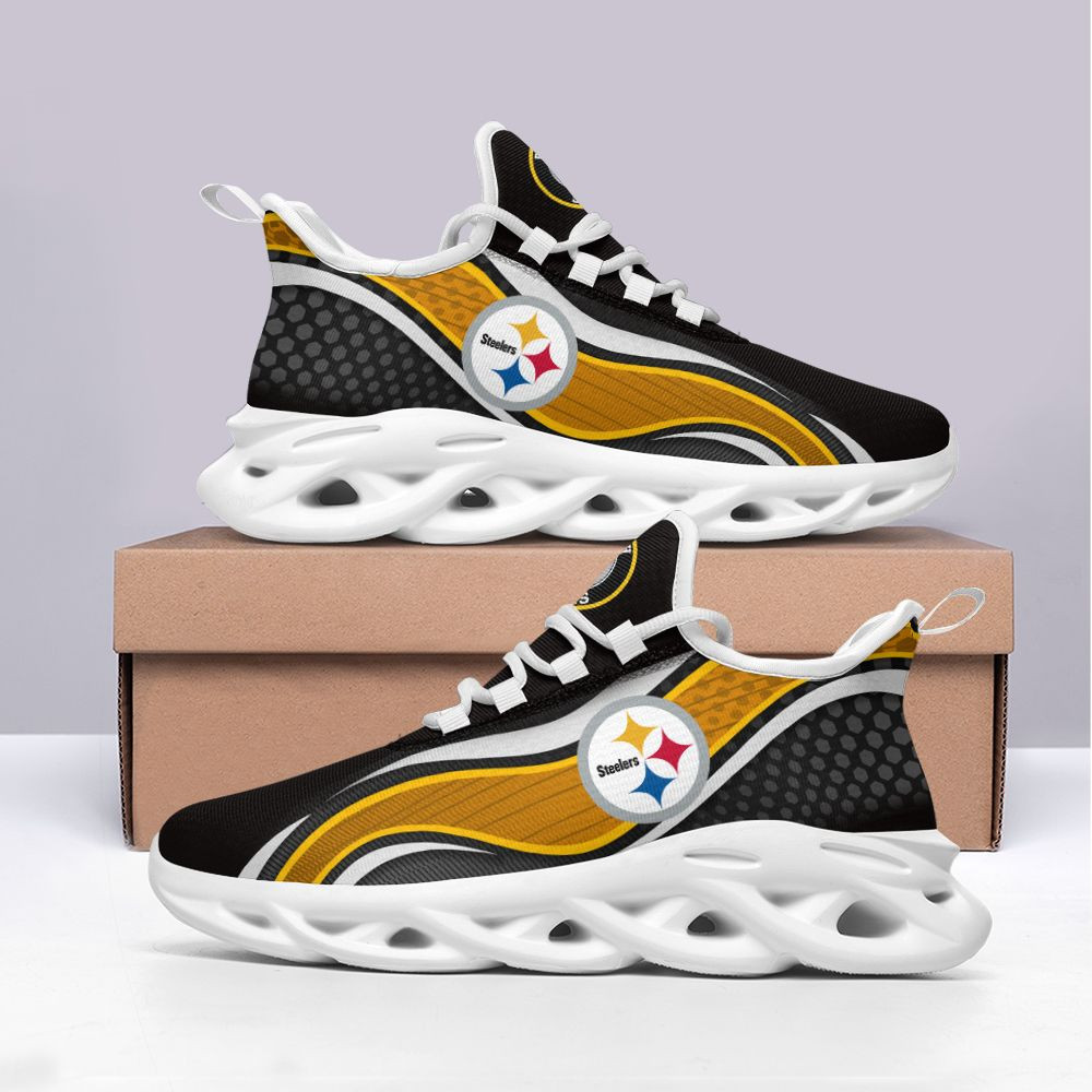 Pittsburgh Steelers NFL Max Soul Shoes Sneakers For Men And Women neasalamis.com