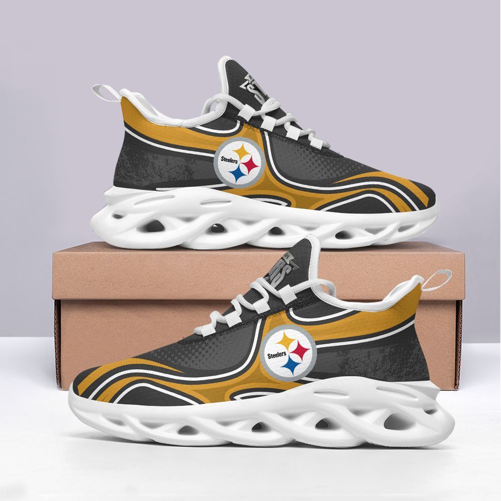Pittsburgh Steelers NFL Max Soul Shoes Sneakers For Men And Women neasalamis.com