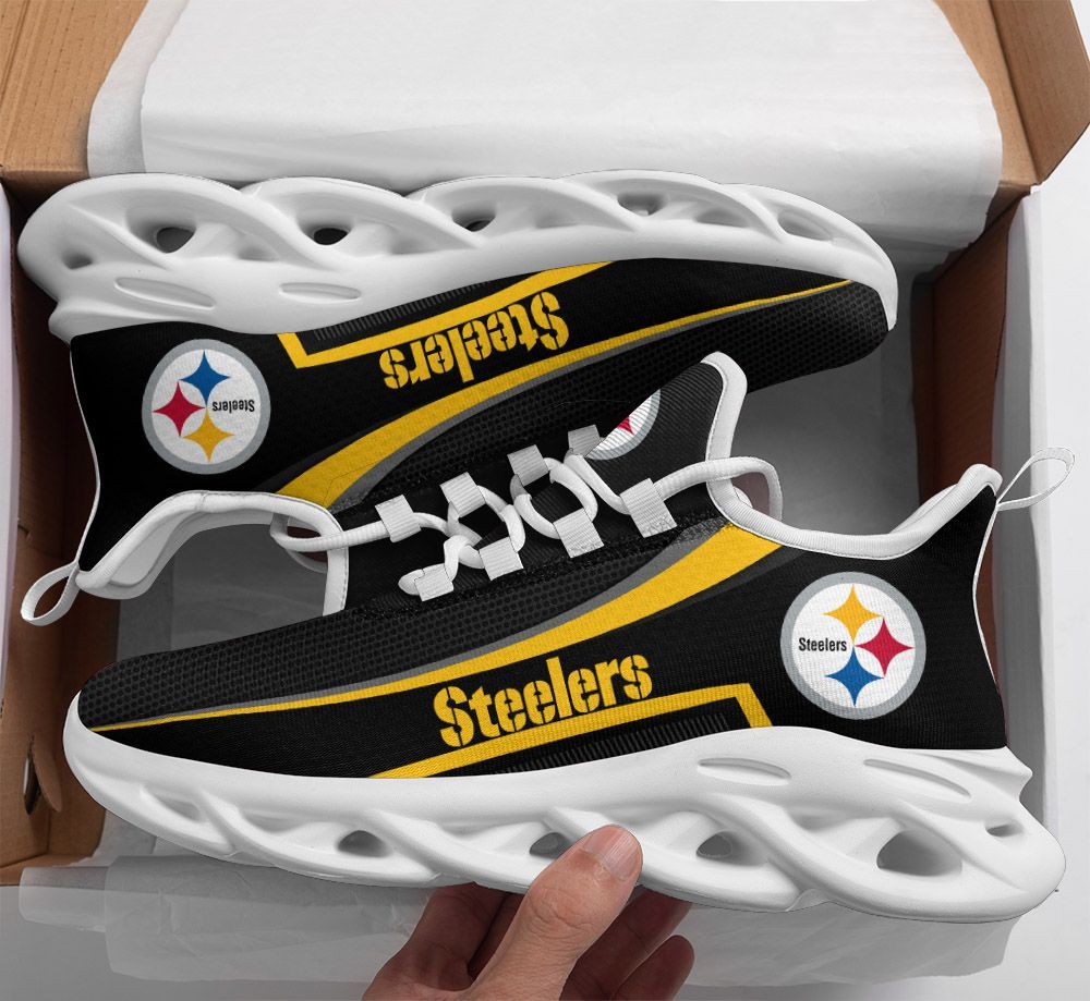 Pittsburgh Steelers NFL Max Soul Shoes Sneakers For Men And Women neasalamis.com