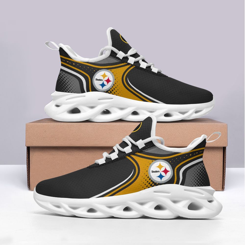 Pittsburgh Steelers NFL Max Soul Shoes Sneakers For Men And Women neasalamis.com