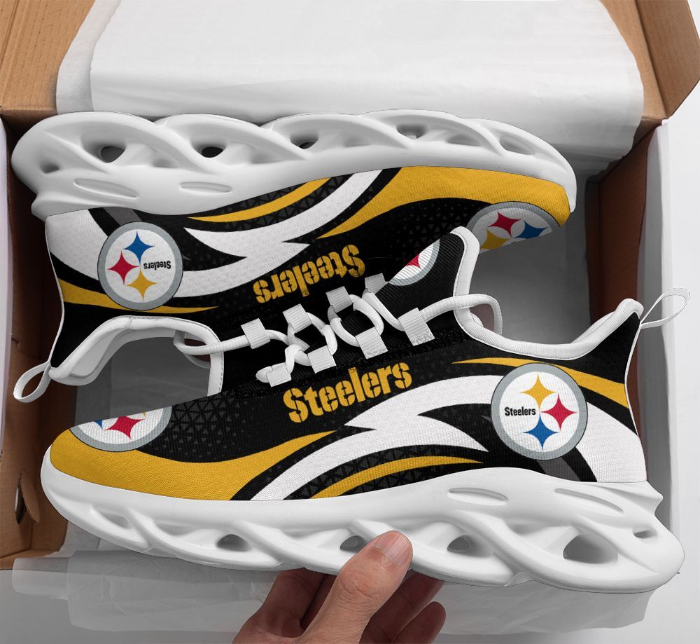 Pittsburgh Steelers NFL Max Soul Shoes Sneakers For Men And Women neasalamis.com