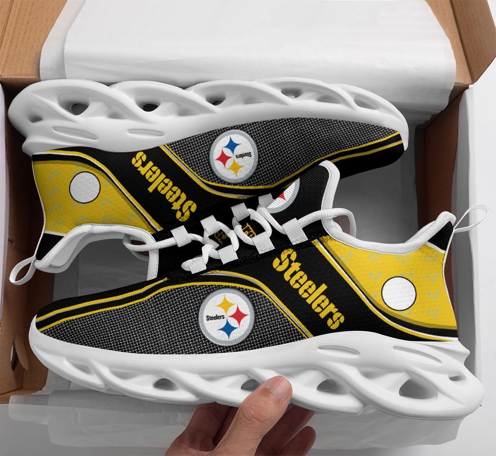 Pittsburgh Steelers NFL Max Soul Shoes Sneakers For Men And Women neasalamis.com