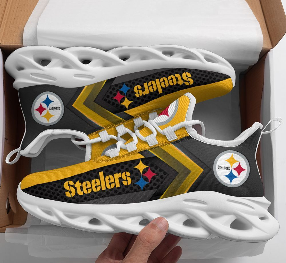 Pittsburgh Steelers NFL Max Soul Shoes Sneakers For Men And Women neasalamis.com