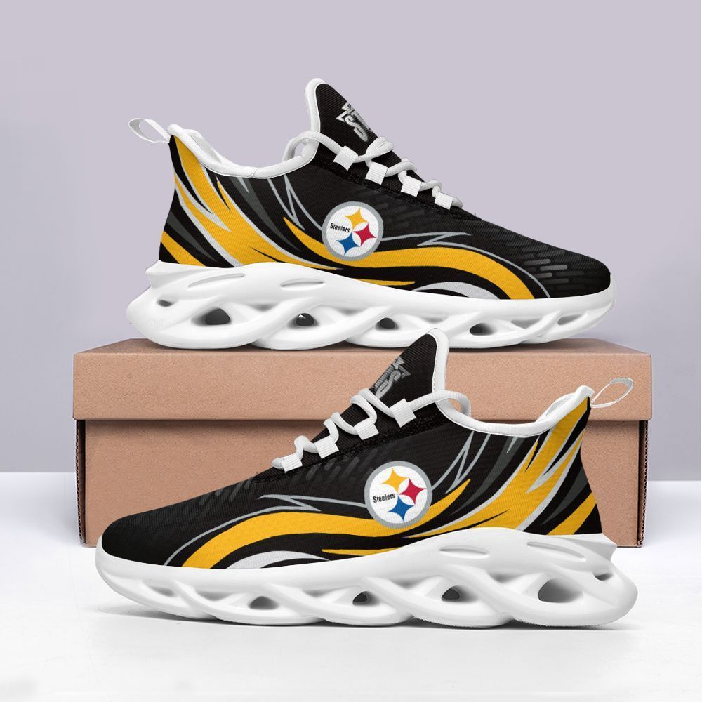 Pittsburgh Steelers NFL Max Soul Shoes Sneakers For Men And Women neasalamis.com