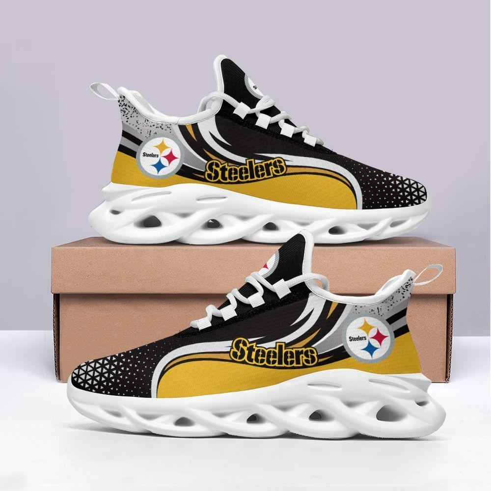 Pittsburgh Steelers NFL Max Soul Shoes Sneakers For Men And Women neasalamis.com