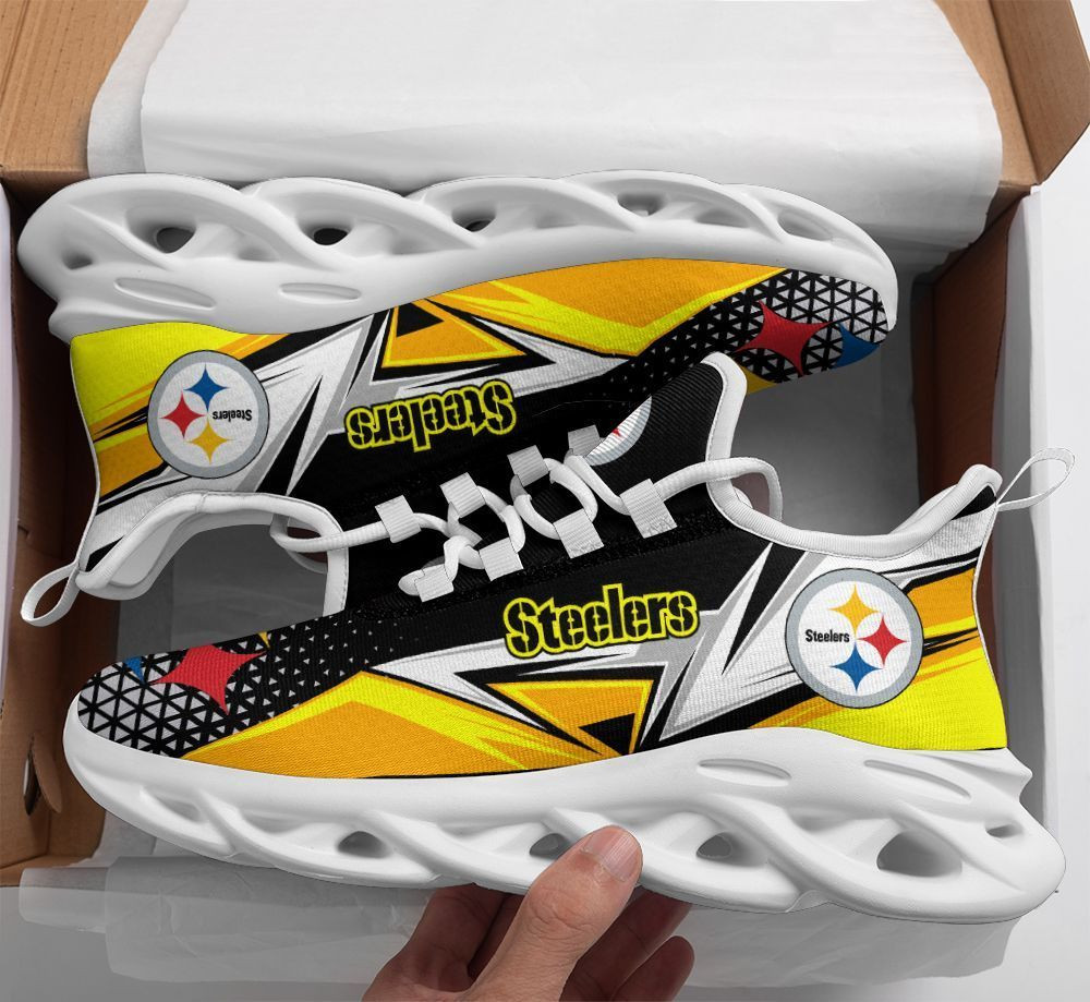 Pittsburgh Steelers NFL Max Soul Shoes Sneakers For Men And Women neasalamis.com