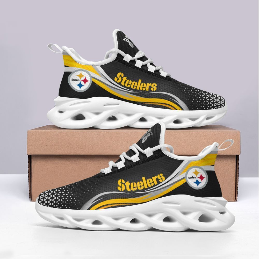 Pittsburgh Steelers NFL Max Soul Shoes Sneakers For Men And Women neasalamis.com