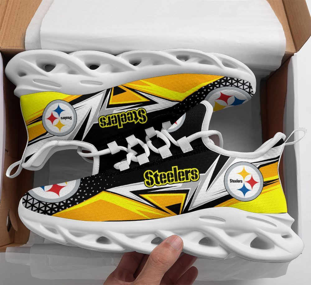 Pittsburgh Steelers NFL Max Soul Shoes Sneakers For Men And Women neasalamis.com