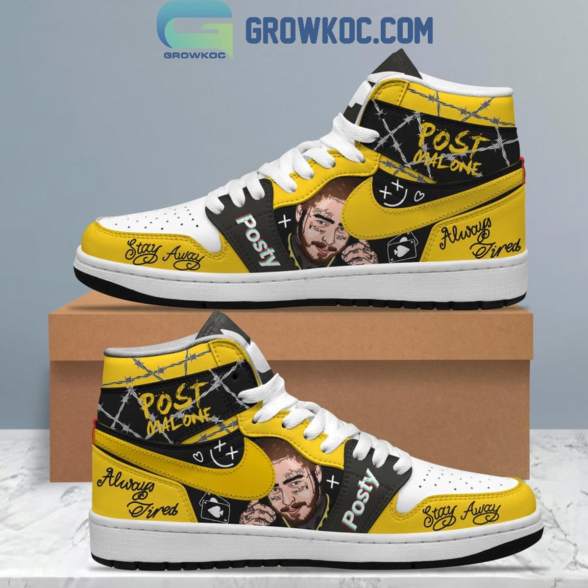 Post Malone AJ1 High Sneakers Shoes For Men And Women Calebmatthewhans Neasalamis