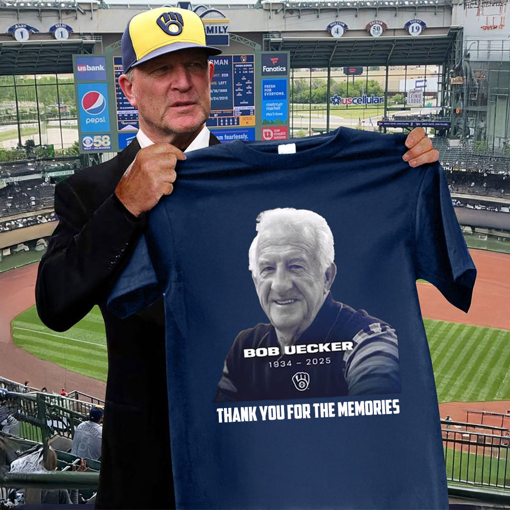 RIP Bob Uecker In Memory Shirt Thank You For The Memories Mr. Baseball Milwaukee Brewers Neasalamis.com