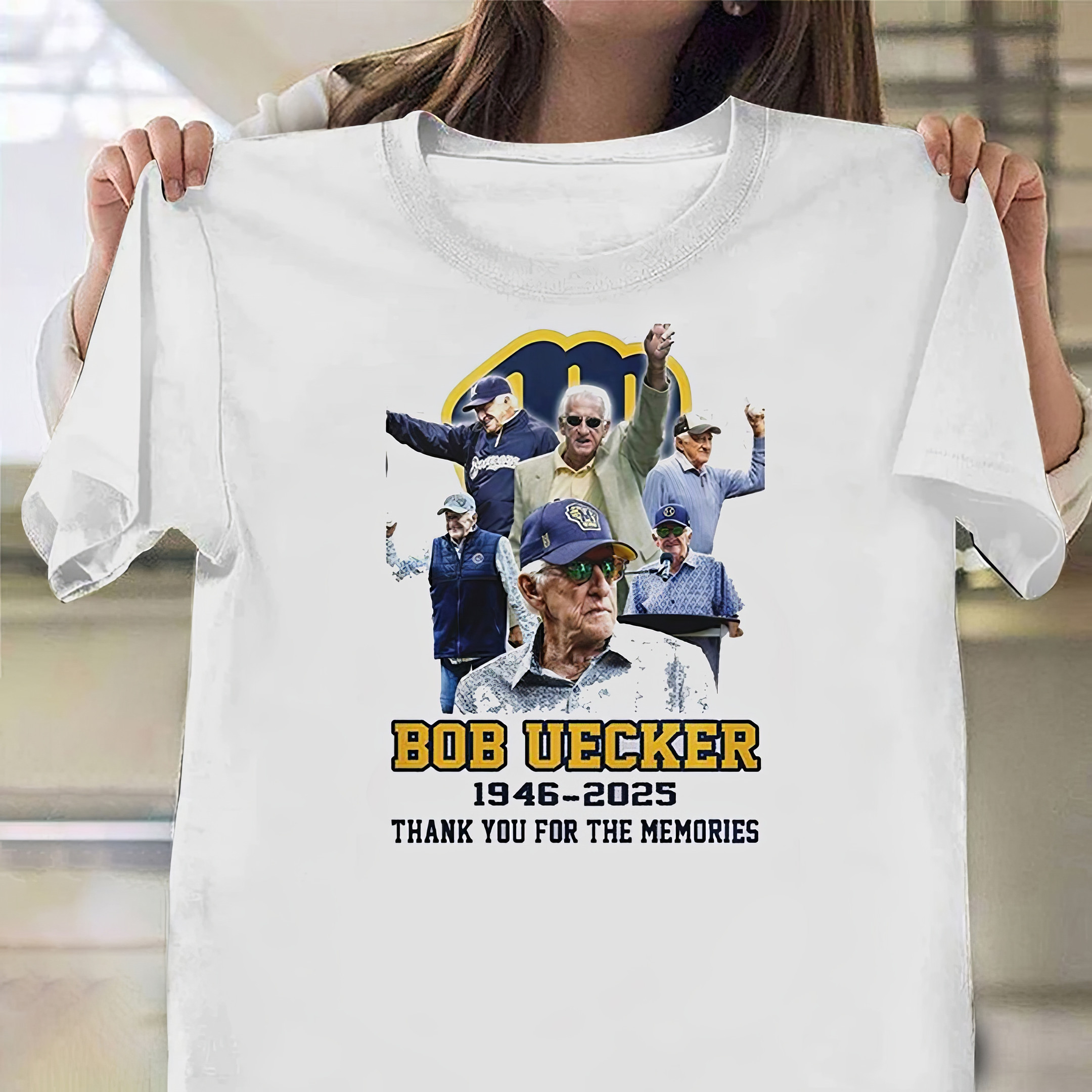 RIP Bob Uecker T-Shirt Thank You For The Memories Bob Uecker Brewers Fan Memorial Shirt Neasalamis.com