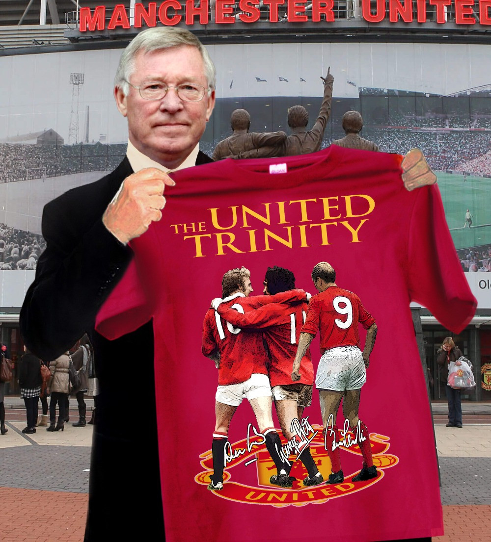 RIP Denis Law Shirt The United Trinity Rest In Peace Denis Law T-Shirt Neasalamis.com