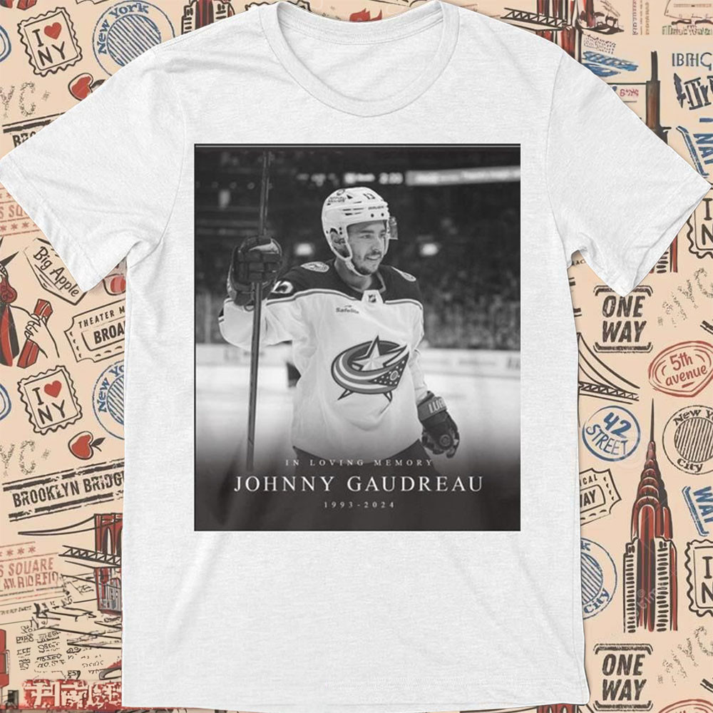 RIP In Loving Memory Johnny Gaudreau 1993-2024 Hockey Dead T-Shirt Johnny Hockey Merch Neasalamis.com