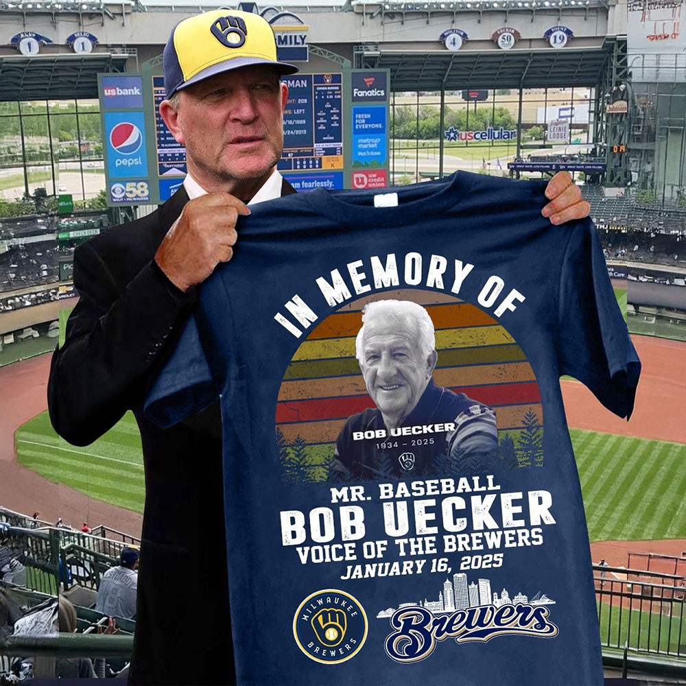 RIP In Memory Of Mr. Baseball Bob Uecker Shirt Rest In Peace Voice Of The Milwaukee Brewers Neasalamis.com