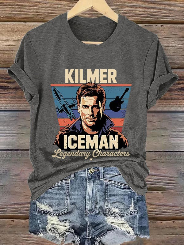RIP Kilmer Iceman Legendary Characters T-Shirt Val Kilmer Memorial Neasalamis.com