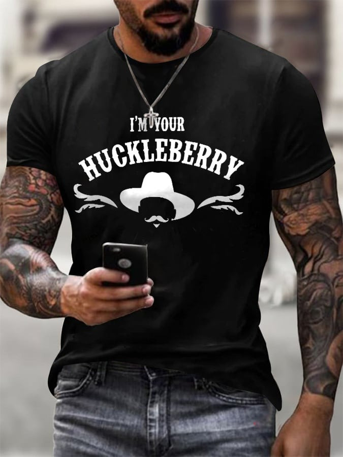 RIP Val Kilmer I'm Your Huckleberry Mens T-Shirt Val Kilmer In Memory Neasalamis.com