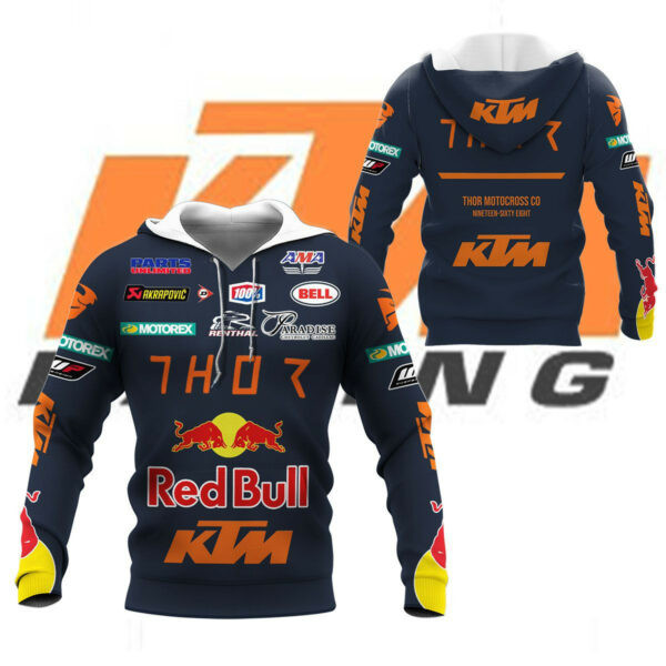 Red Bull Ktm Factory Racing F1 8k113 Fan Gift 3d Zip Hoodie Ii0 Neasalamis
