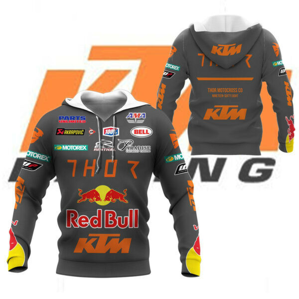 Red Bull Ktm Factory Racing F1 8k115 Fan Gift 3d Zip Hoodie Ii0 Neasalamis