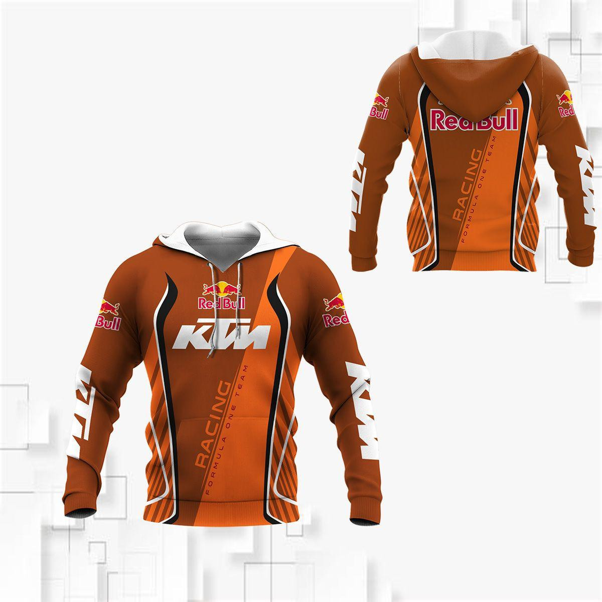 Red Bull Ktm Factory Racing F1 8k74 Fan Gift 3d Zip Hoodie Ii Neasalamis