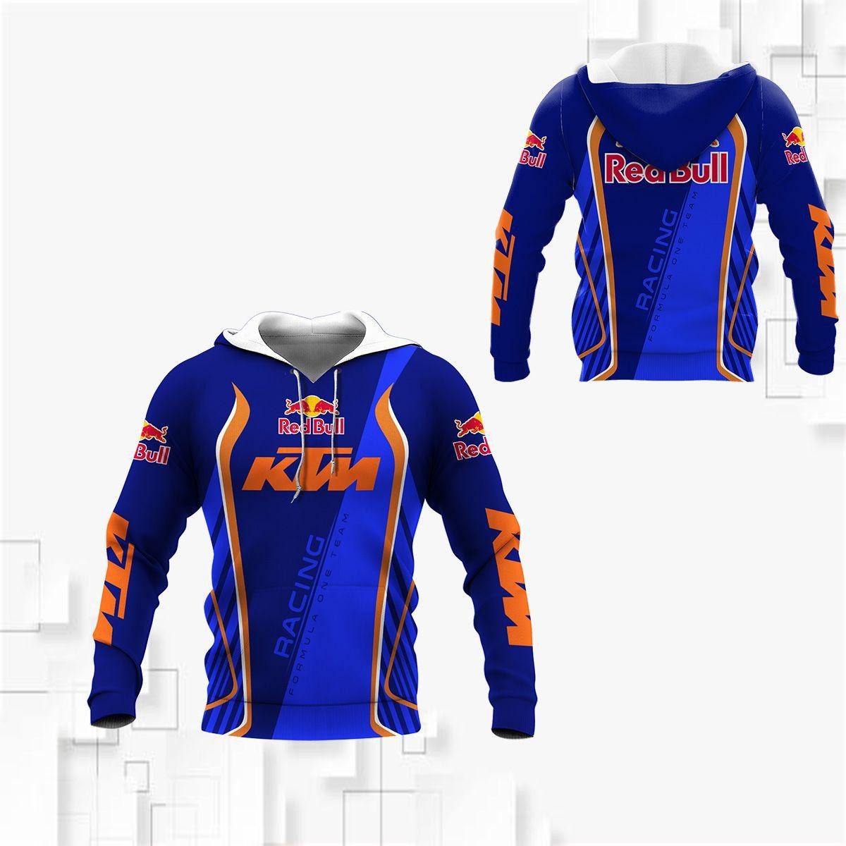 Red Bull Ktm Factory Racing F1 8k76 Fan Gift 3d Zip Hoodie Ii Neasalamis