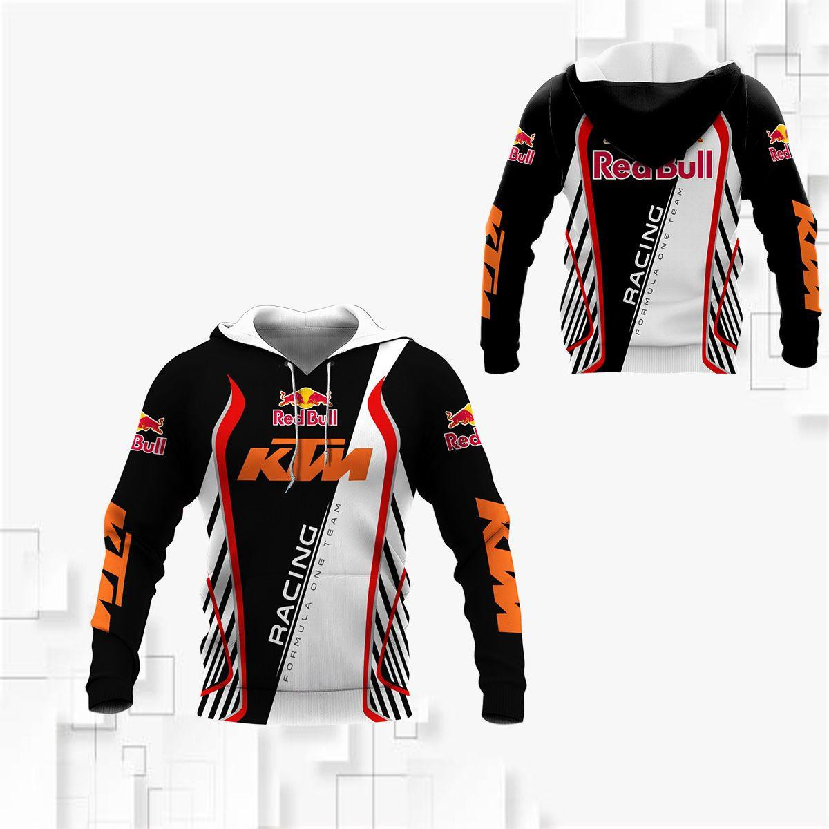 Red Bull Ktm Factory Racing F1 8k78 Fan Gift 3d Zip Hoodie Ii Neasalamis