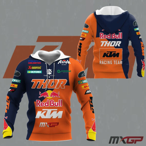 Red Bull Ktm Factory Racing Team F1 8k117 Fan Gift 3d Zip Hoodie Ii0 Neasalamis