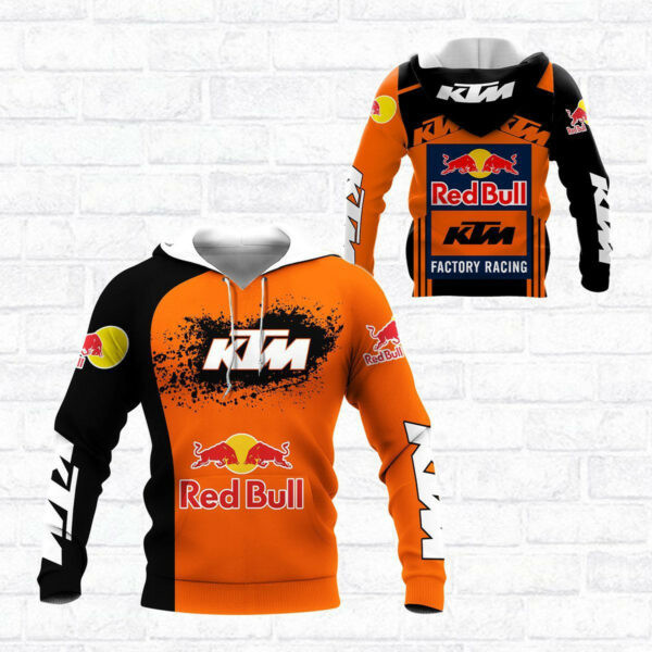 Red Bull Ktm Factory Racing Team F1 8k121 Fan Gift 3d Zip Hoodie Ii0 Neasalamis