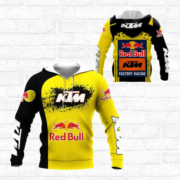 Red Bull Ktm Factory Racing Team F1 8k125 Fan Gift 3d Zip Hoodie Ii0 Neasalamis