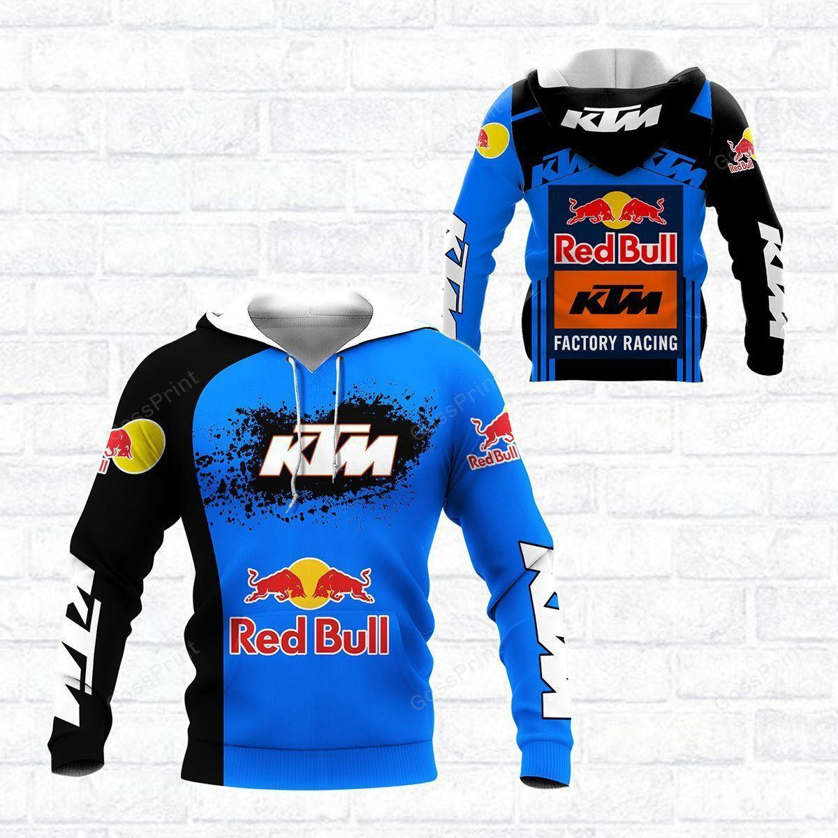 Red Bull Ktm Racing Ktm Racing Team Factory Racing All Over Print Hoodie Zip Hoodie Neasalamis