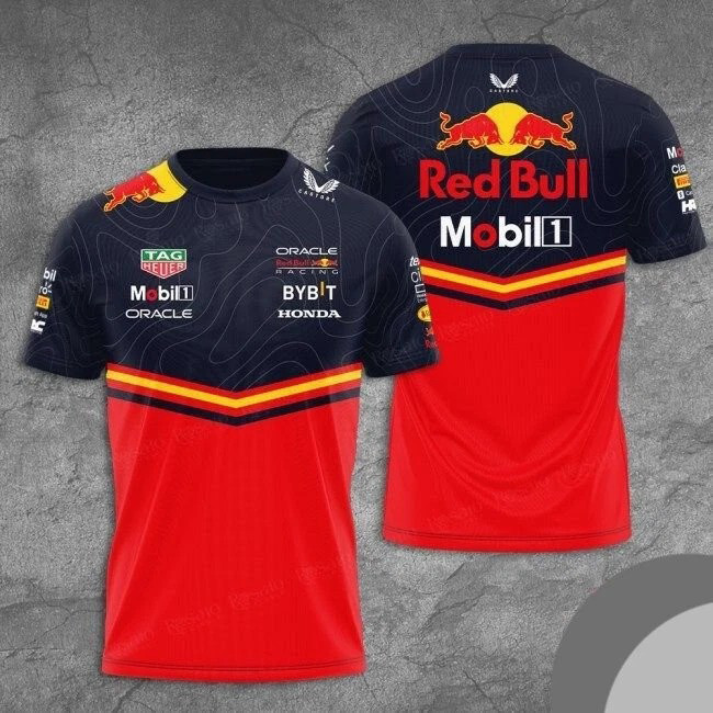 Red Bull Racing F1 Team T-Shirt Design 2025 Season Shirt For Adults Neasalamis.com