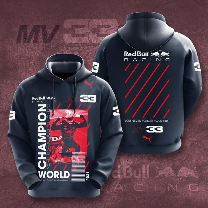 Red Bull Racing Mv33 Champion 2021 All Over Print Hoodie Zip Hoodie Neasalamis