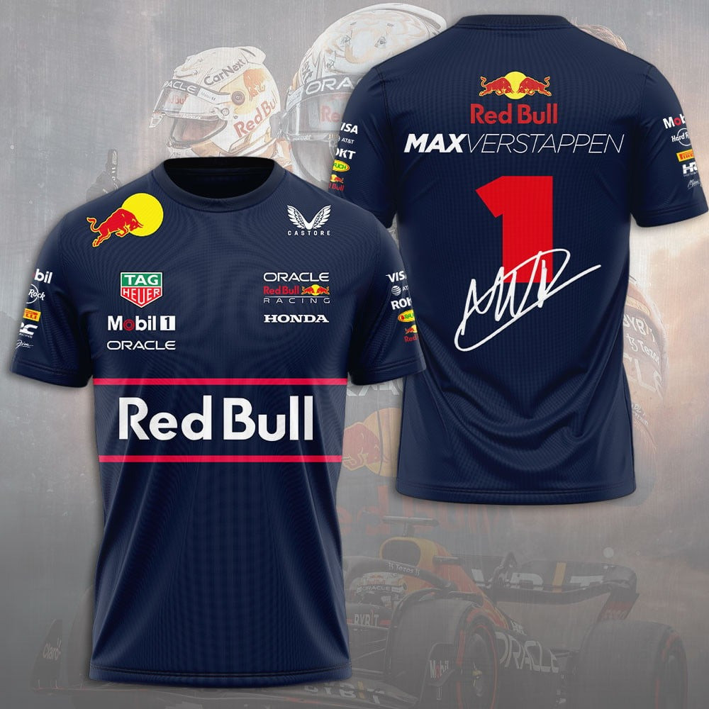 Red Bull Racing Team T-Shirt For Racing Lovers Neasalamis.com