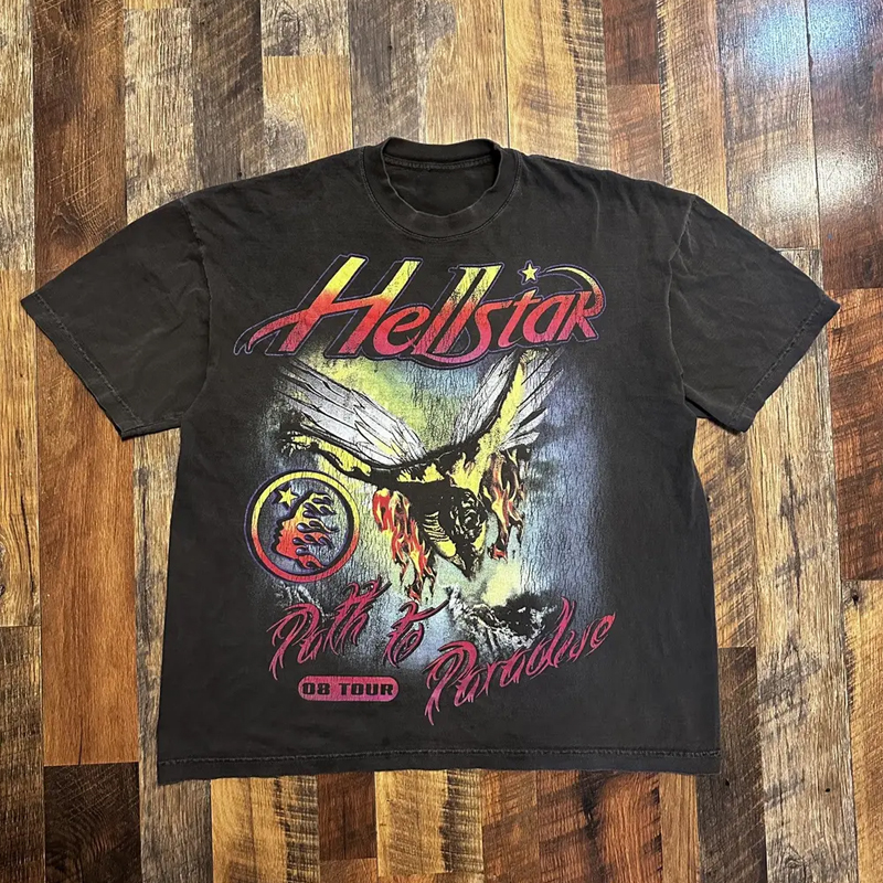 Retro Hellstar Graphic T-Shirt Neasalamis.com