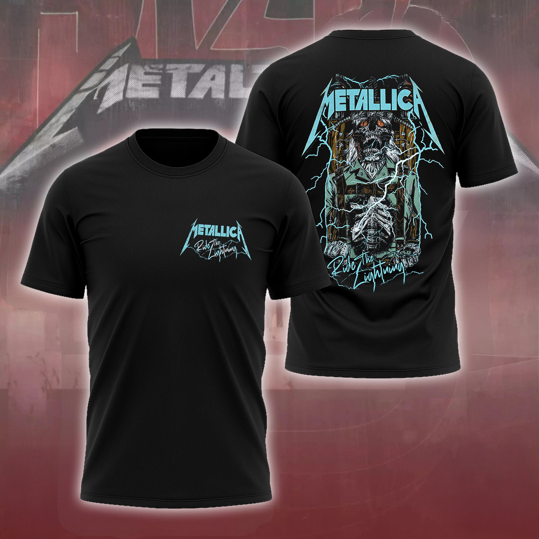 Ride The Lightning Pinball Art T-Shirt For Best Friends Neasalamis.com