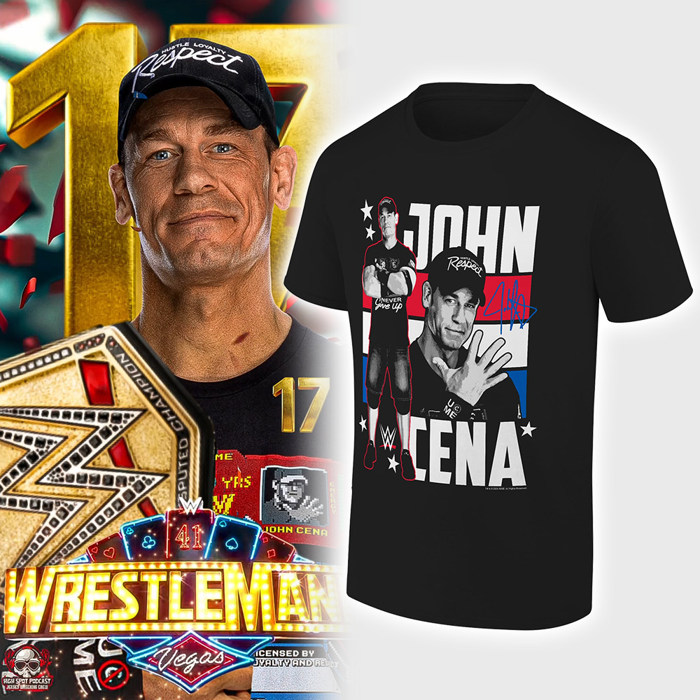 Ripple Junction Black John Cena Stars and Stripes Modern Cena Pose T-Shirt John Cena Shirt Neasalamis.com