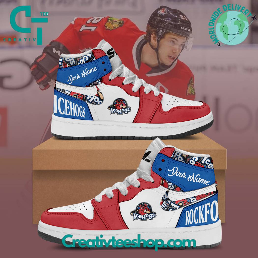 Rockford IceHogs AJ1 High Sneakers Shoes For Men And Women Calebmatthewhans Neasalamis