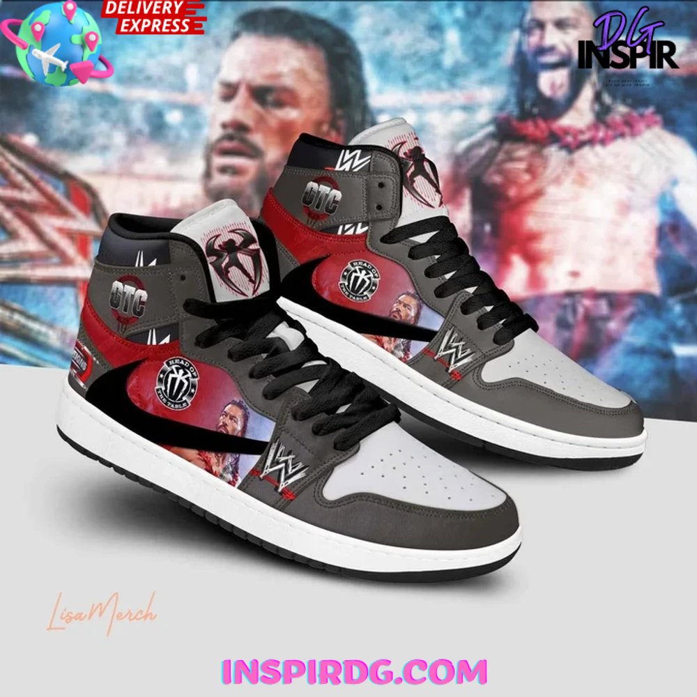 Roman Reigns AJ1 High Sneakers Shoes For Men And Women Calebmatthewhans Neasalamis