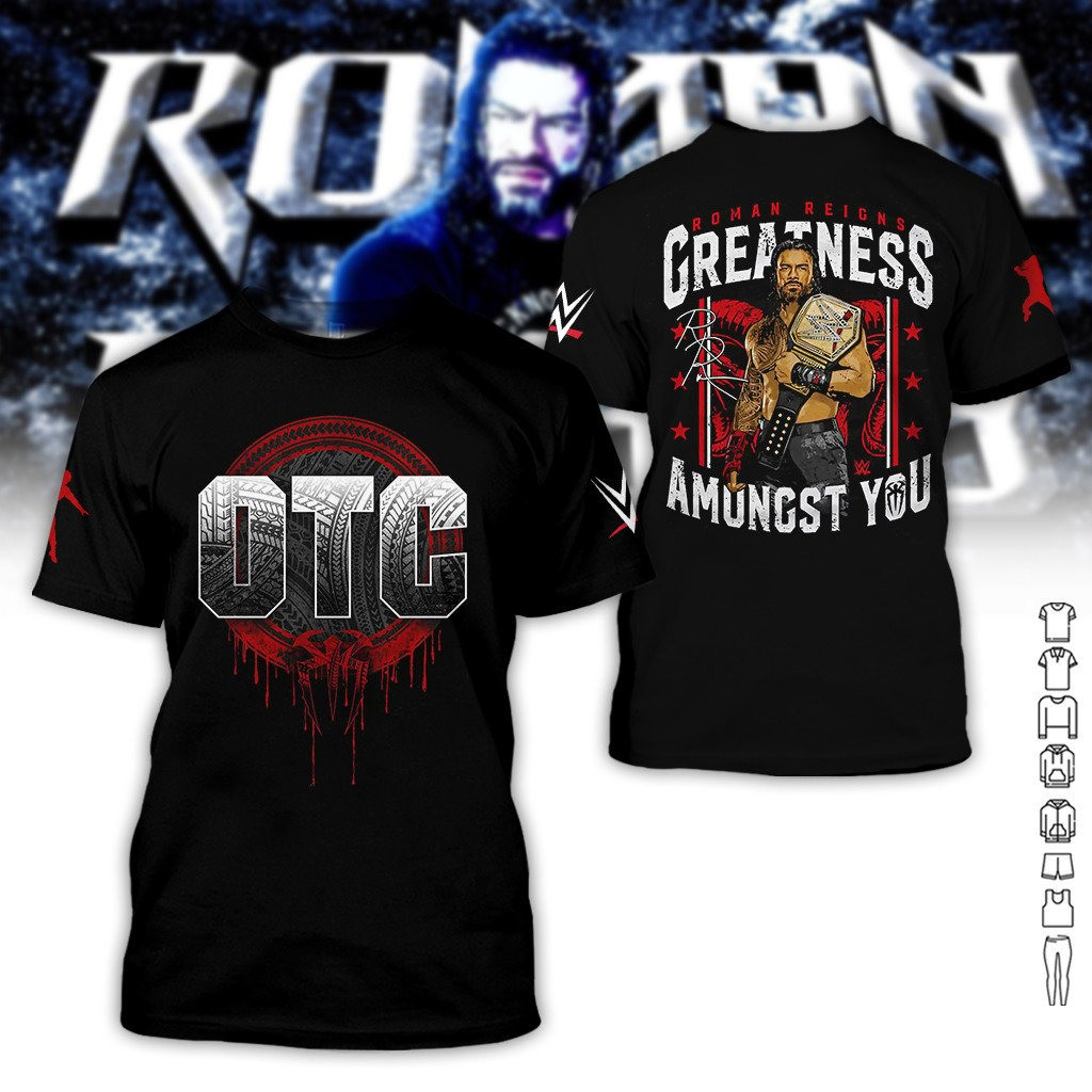 Roman Reigns Greatness WWE 41 T-Shirt Neasalamis.com