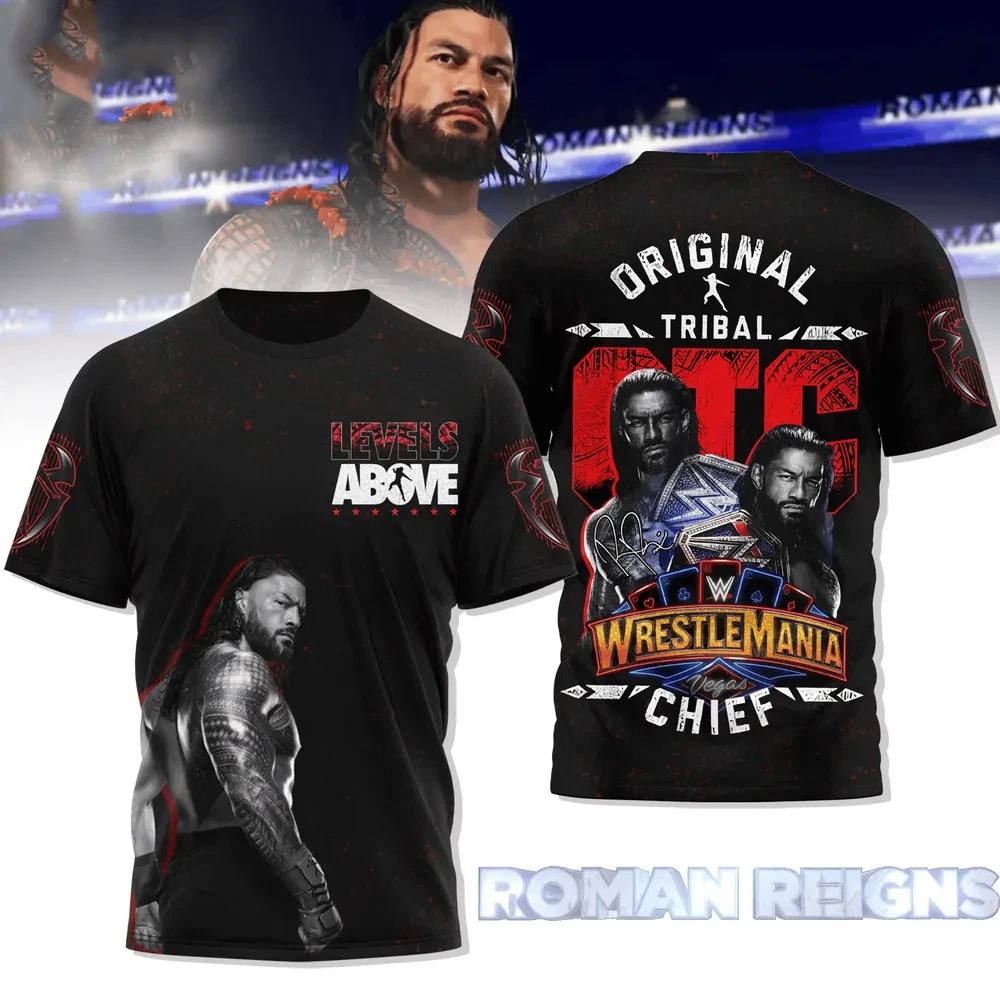 Roman Reigns OTC WrestleMania 41 3D T-Shirt For Him Her Neasalamis.com