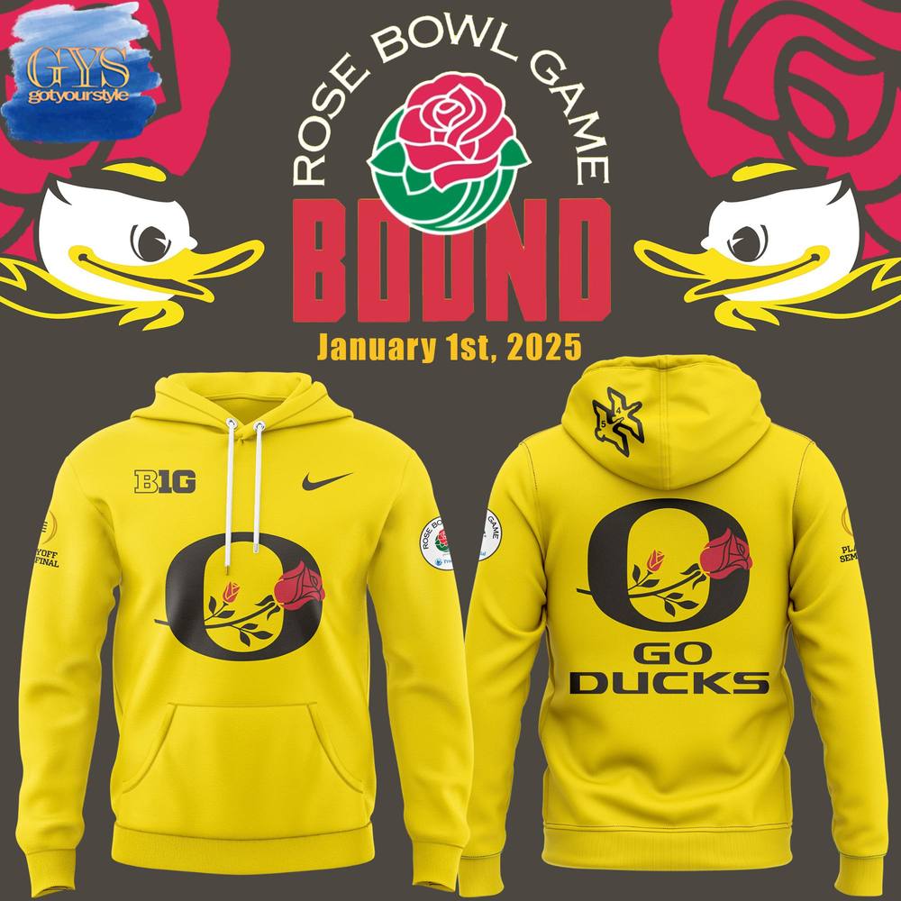 Rose Bowl Bound Oregon Ducks Hoodie Neasalamis