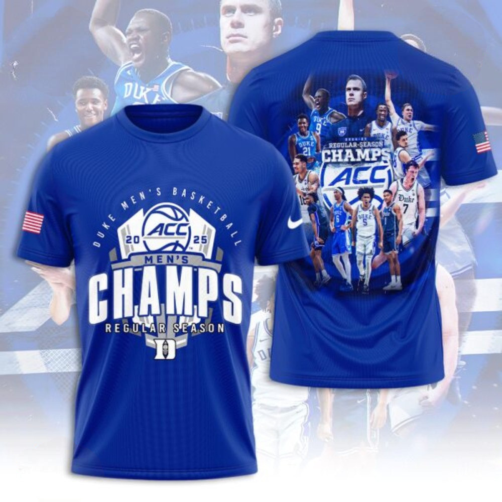 Royal Duke Blue Devil 2025 Men's Basketball 3D Shirt Good Gifts For Basketball Lovers Neasalamis.com