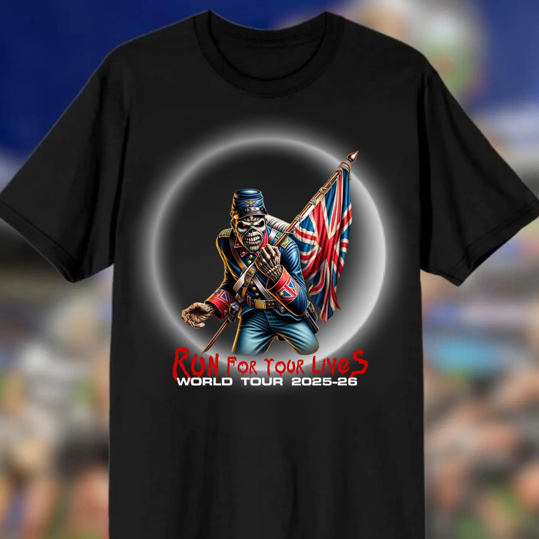Run for Your Lives 2025 World Tour Trooper T-Shirt Best Neasalamis.com
