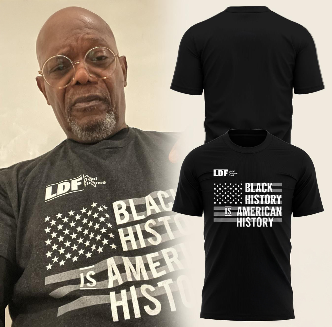 Samuel L. Jackson Graphics Black History Shirt Neasalamis.com