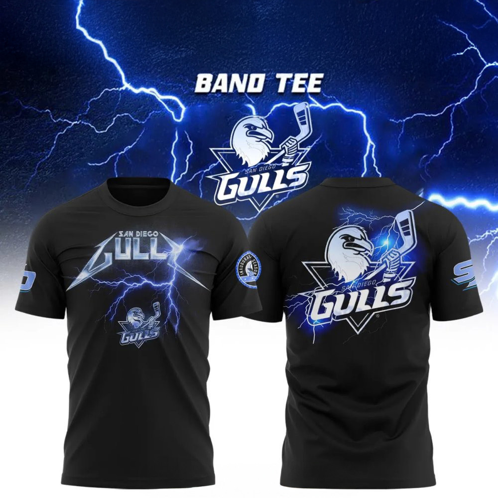 San Diego Gulls Classic Rock Night 2025 T-Shirt Presents For Hockey Fans Neasalamis.com