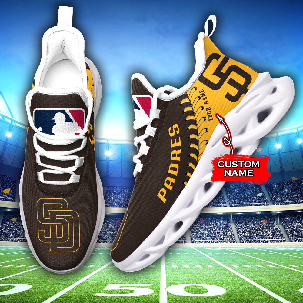 San Diego Padres MLB Max Soul Shoes Sneakers For Men And Women neasalamis.com